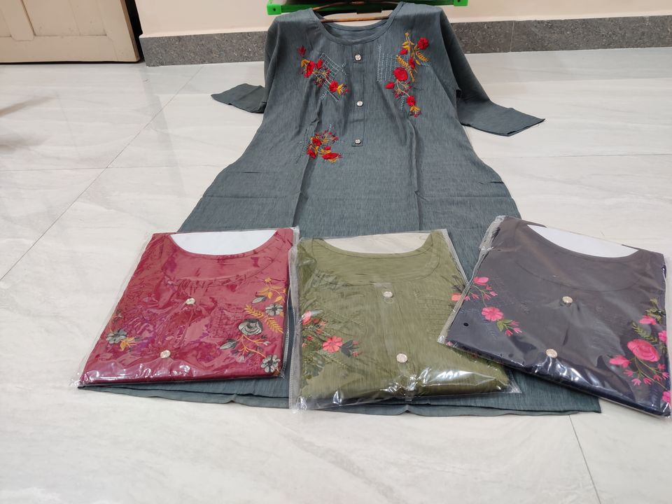 Rayon kurtis  uploaded by business on 8/24/2021