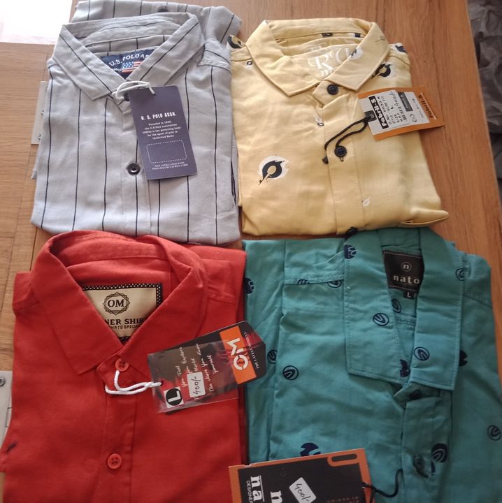 100% cotton shirts at best price ever uploaded by Maruti mens wear on 8/24/2021