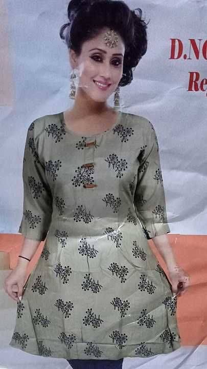 Printed kurti  uploaded by business on 9/2/2020