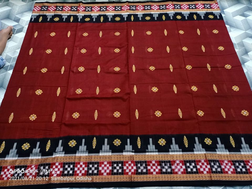 Sambalpuri Cotton Ikkat Saree  uploaded by nuapatna handloom saree on 8/24/2021