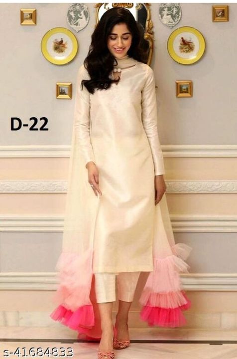 Ruffle suit dupatta uploaded by business on 8/25/2021