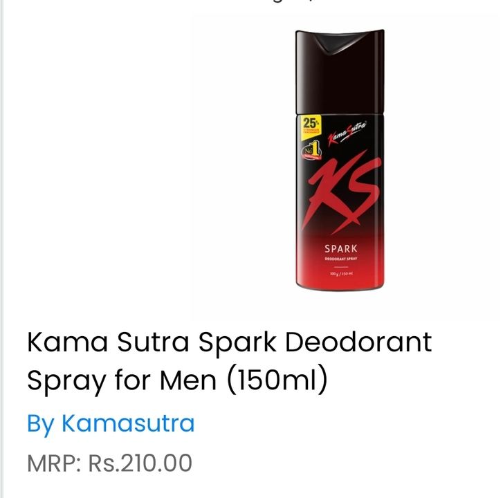 Kama Sutra Deodorant ,COD available  uploaded by AK Sales  on 8/25/2021