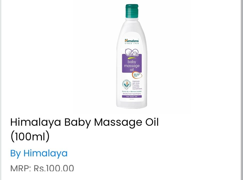 Baby Oil uploaded by AK Sales  on 8/25/2021