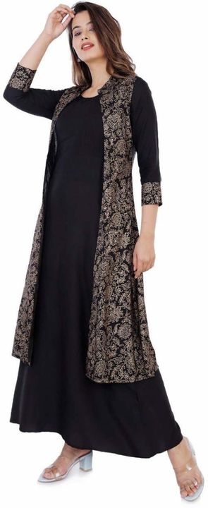 Gown uploaded by Shri garud fabrics on 8/25/2021