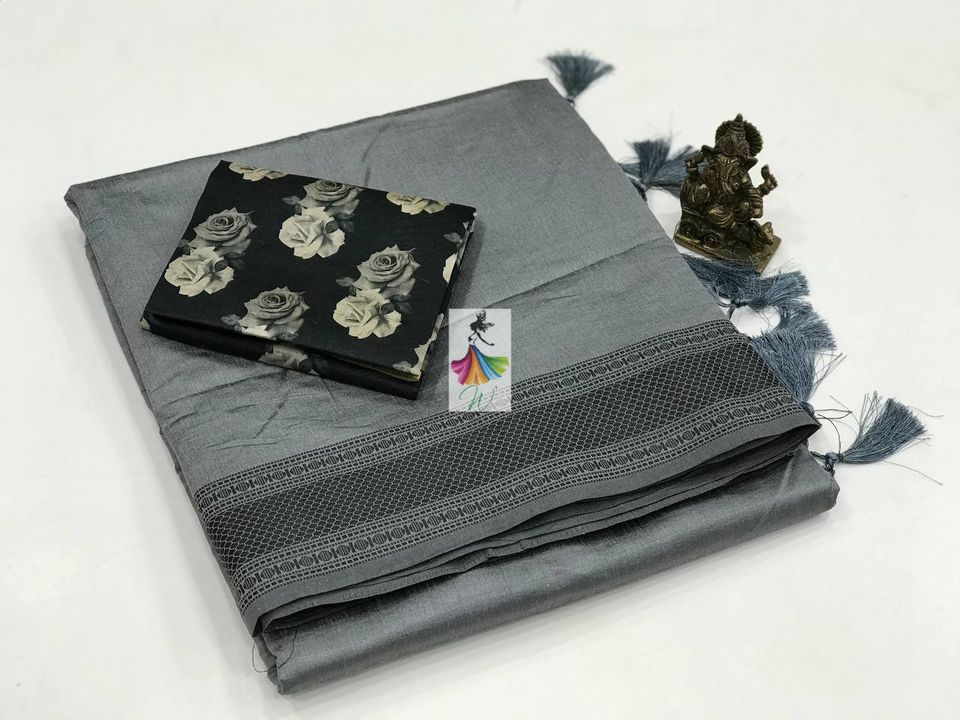 Hand work print sarees uploaded by business on 8/25/2021