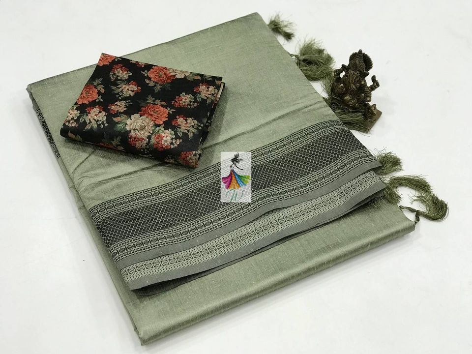 Hand work print sarees uploaded by Virtual Shopping on 8/25/2021