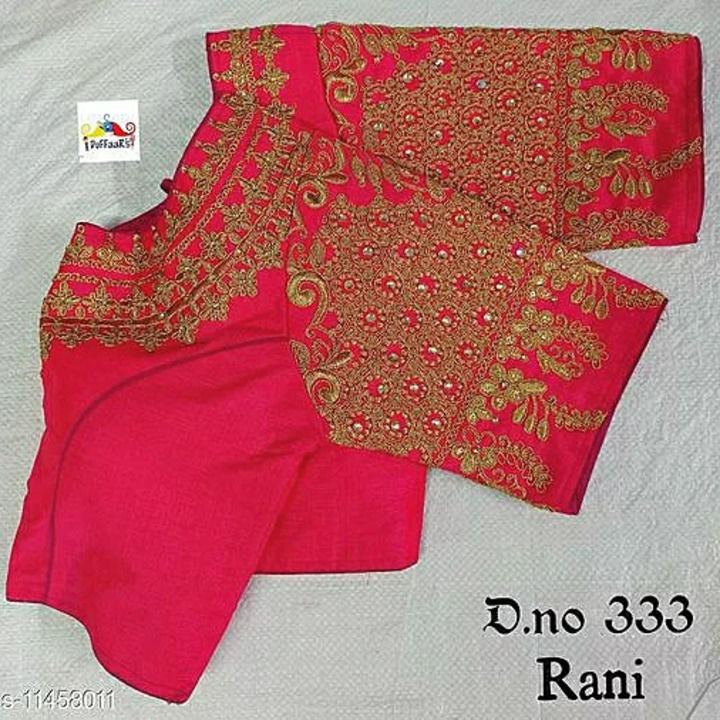 Post image Pretty Women BlousesFabric: SilkSleeve Length: Short SleevesPattern: Embroidered
Sizes:Free Size (Bust Size: 19 in, Length Size: 14 in) 
DM for order!!
....
#eslfabcollections#blouses #blouse #blousemurah #blousedesigns #fashion #blousecantik #saree #designerblouse #blouselabuh #blousemuslimah#blousewanita #blousedesign #sareeblouse #dresses #sarees #sareelove #sareeblousedesigns #dress 