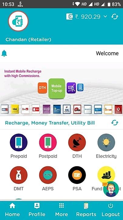 Kmb softech mobile recharge@ dth recharge application
Retailer all opertor 4% flat commission uploaded by business on 9/2/2020