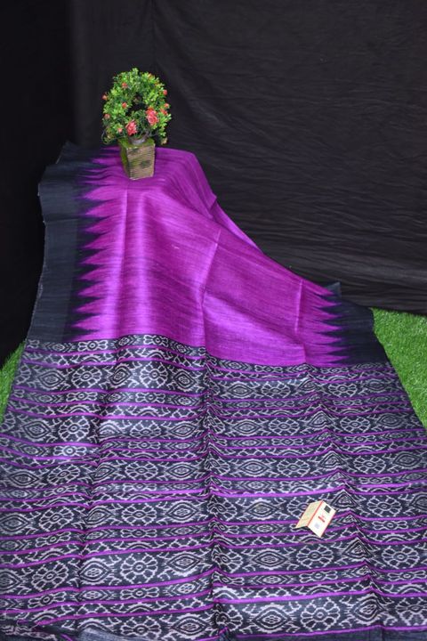 Woman's saree pure silk ghicha saree uploaded by Bhagalpuri silk fabric on 8/25/2021