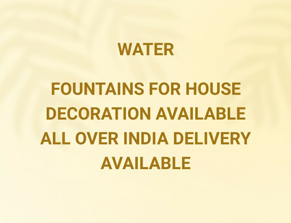Water fountain for house decoration uploaded by Fashion Zone on 8/25/2021
