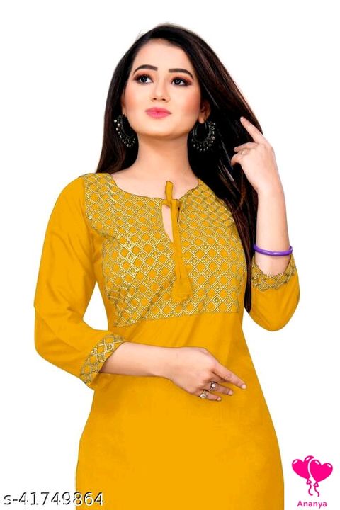 Embroidery kurti uploaded by The core solution on 8/25/2021