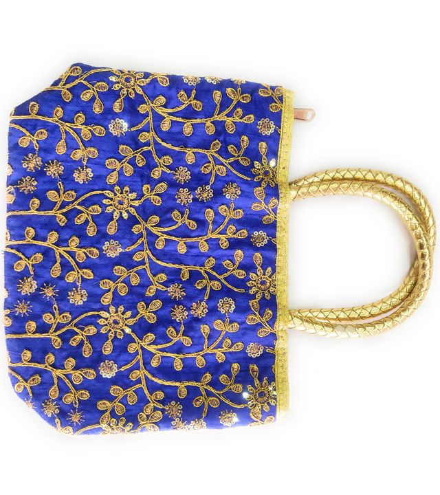 Golden handle cloth bags  uploaded by Ranisha Saree on 8/25/2021
