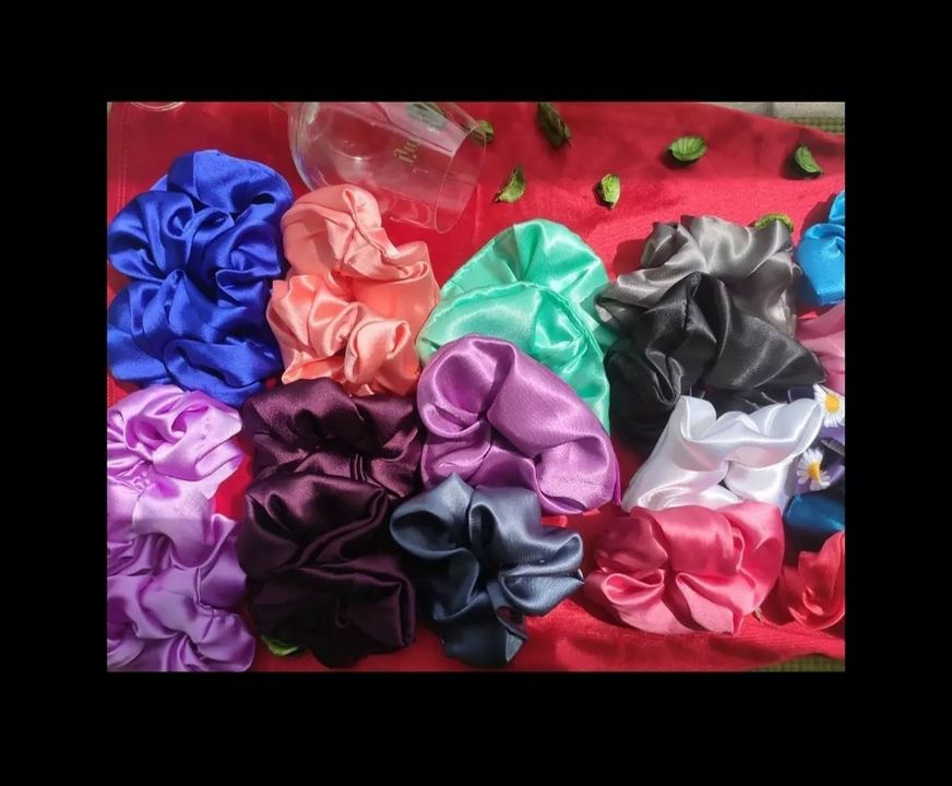 Satin scrunchie uploaded by business on 8/26/2021