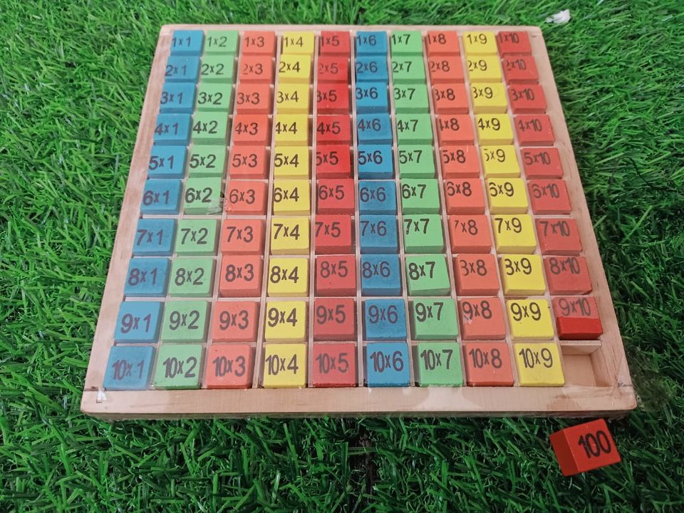 Post image *wooden toys*🎗️Multiplication table🎗️upto 10 tablesPrice 499+shipping