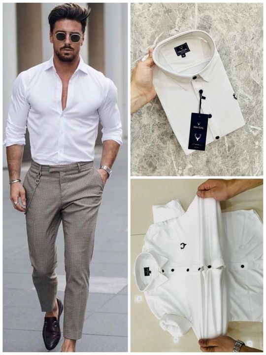 Lycra men shirts😍 uploaded by Stupendous clothings on 8/26/2021
