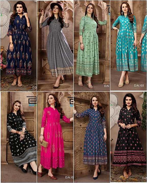 Post image Walkway is Back in 8 designs🏃‍♀

_Long Gown with Center belt in Hit Foil Prints_
         
*Fabric : Rayon 14 Kg Heavy Foil Print* 

*Size*: L(40) XL( 42") XXL( 44")
Lenght :50"

*Price* 750+$ each 
Singles available

💯% Original Print and Branded Item 😊