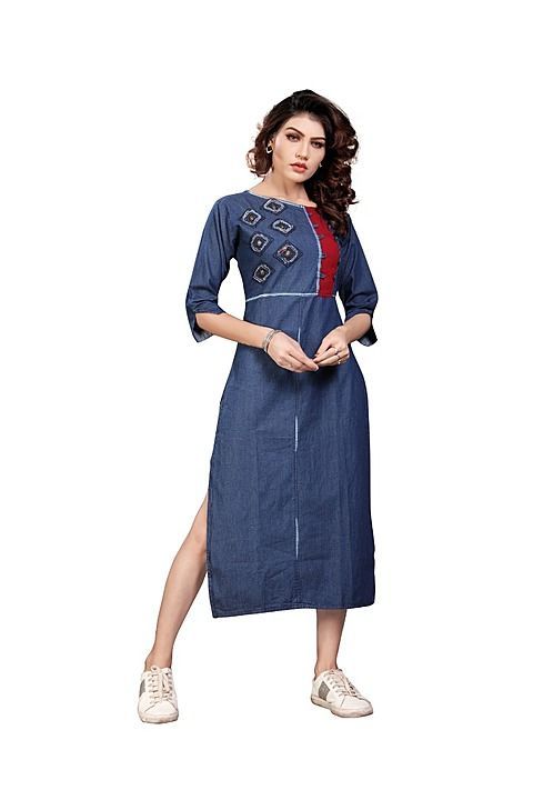 DENIME Kurti  uploaded by NK Collection  on 9/2/2020