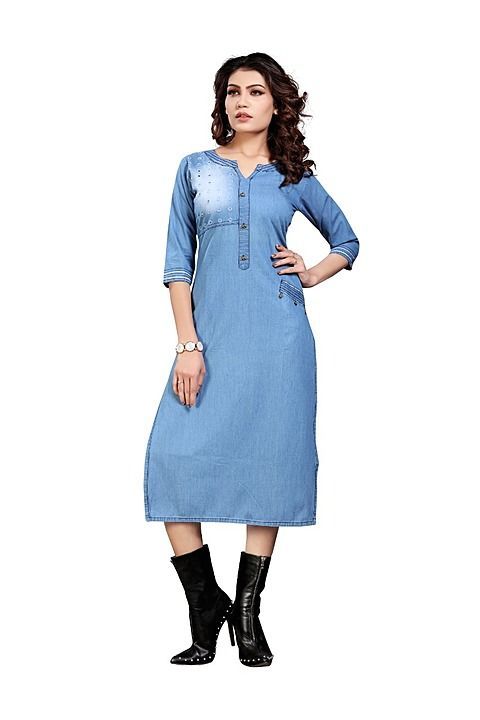 DENIME Kurti  uploaded by business on 9/2/2020