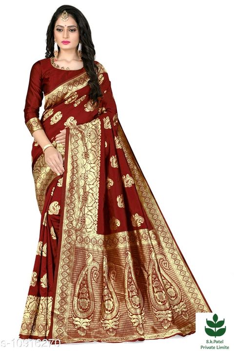 Catalog Name:*Chitrarekha Petite Sarees*
Saree Fabric: Jacquard
Blouse: Running Blouse
Blouse Fabric uploaded by business on 8/26/2021