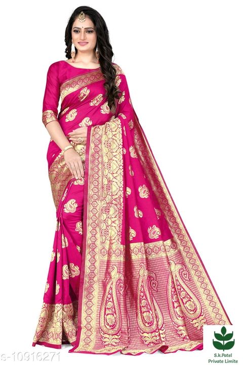 Catalog Name:*Chitrarekha Petite Sarees*
Saree Fabric: Jacquard
Blouse: Running Blouse
Blouse Fabric uploaded by business on 8/26/2021