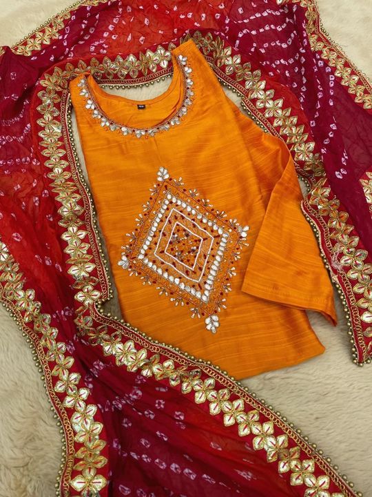 Post image I want 1 Xxl of KURTI with duppta set.
Below is the sample image of what I want.