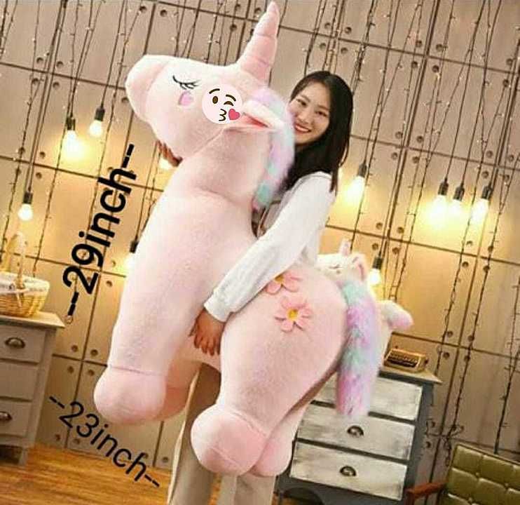 *Unicorn Soft Toy and Pillows used 2 colour Available White & Pink 
Shipping Free

*Weight 3.5 kg* uploaded by SD Textile on 9/3/2020