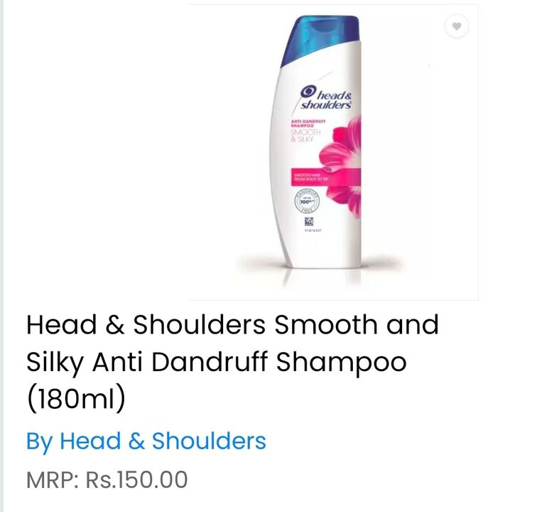 Head & Shoulder Shampoo uploaded by business on 8/27/2021