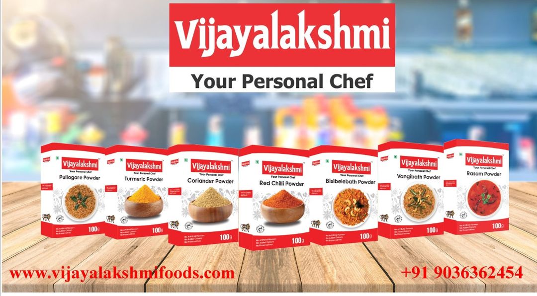 Post image Vijayalakshmi foods, bengaluru9036362454www.vijayalakshmifoods.com