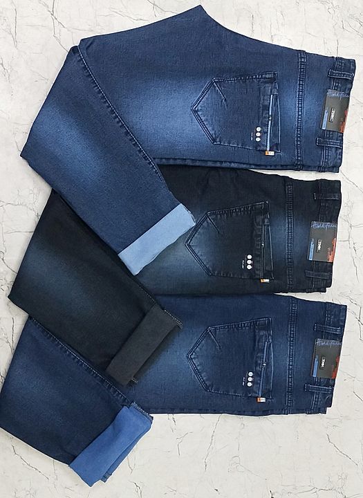 Big size nitted denim jeans 38*42  uploaded by business on 9/3/2020