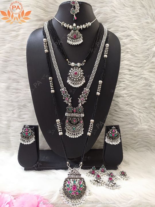 Oxidised combo uploaded by Varad Fasion Collection on 8/27/2021