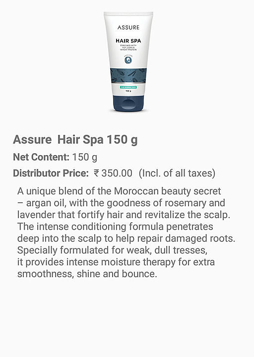 Assure Hair spa  uploaded by business on 9/3/2020