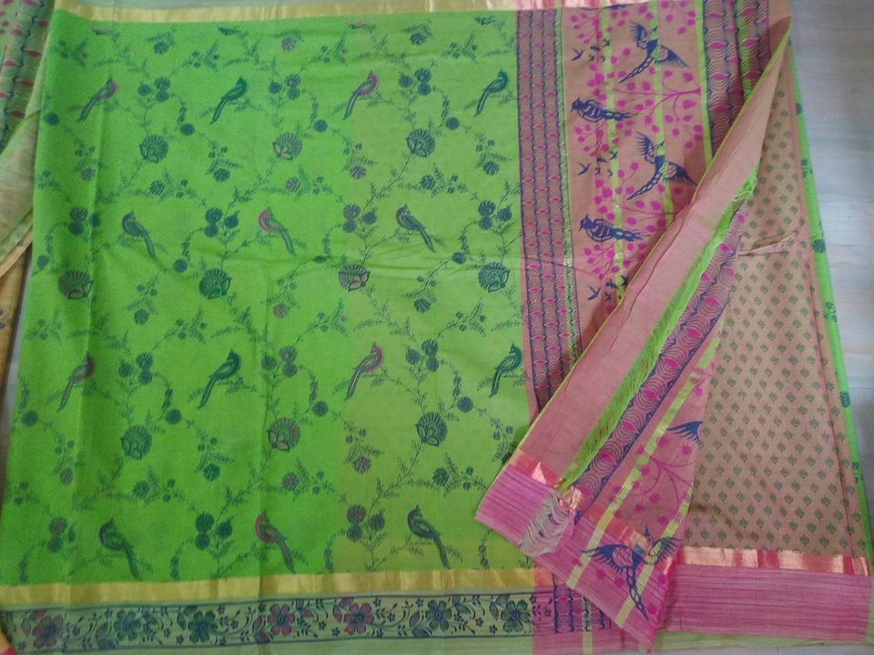 Cotton sarees uploaded by business on 8/28/2021