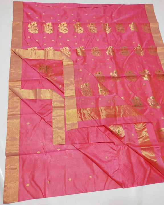 Chanderi saree uploaded by business on 8/28/2021