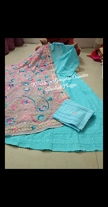 *KCA SuperGeogette Dupatta Anarkali Suit*


*Pure Cotton Fabric Beautiful Chikan Embroidered Sequins uploaded by Fashion fit on 9/3/2020