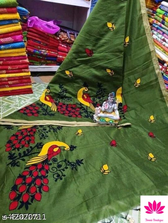 Cotton silk saree uploaded by Tonni collection on 8/28/2021