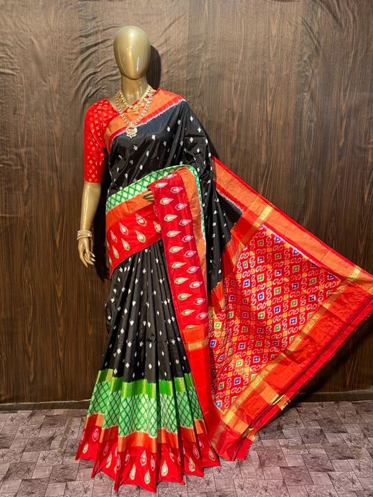 Pure pochampally saree uploaded by Mynah Handloom sarees on 8/28/2021