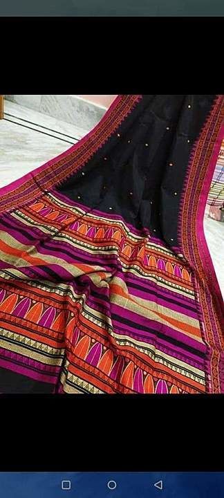 Handloom cotton khadi saree  uploaded by Basanti saree's  on 5/31/2020