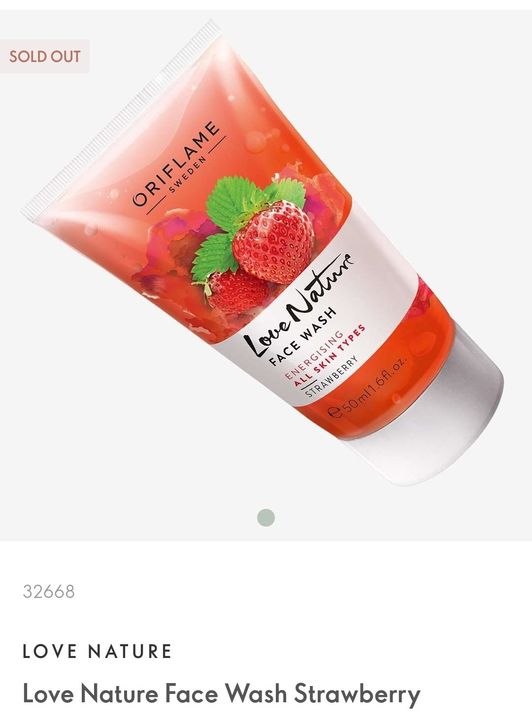 Love nature facewash uploaded by business on 8/28/2021