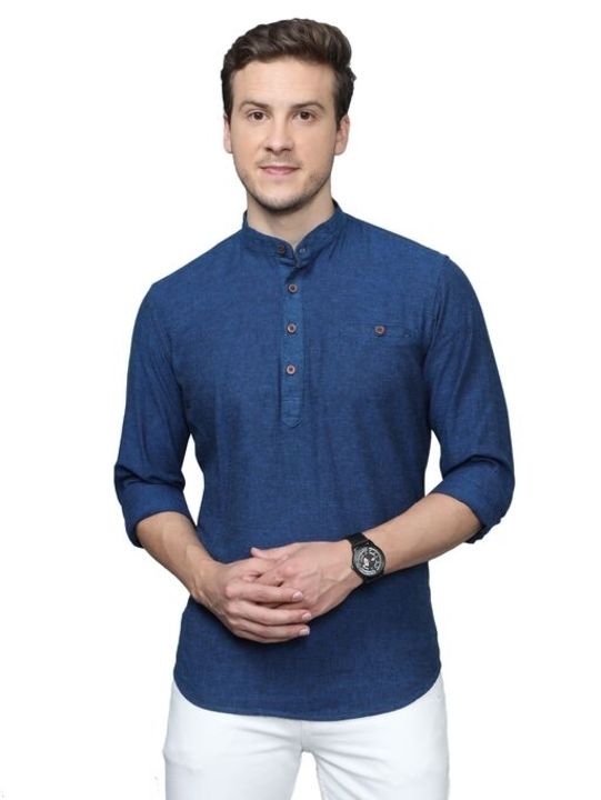 Post image Carbonn Cloth Men Solid Straight Kurta(Blue)Fabric: CottonSleeve Length: Long SleevesPattern: SolidCombo of: SingleSizes:  S (Chest Size: 38 in, Length Size: 28 in, Waist Size: 19 in, Hip Size: 29 in)  XL (Chest Size: 45 in, Length Size: 30 in, Waist Size: 23 in, Hip Size: 31 in)  L (Chest Size: 43 in, Length Size: 30 in, Waist Size: 21 in, Hip Size: 30 in)  M (Chest Size: 41 in, Length Size: 29 in, Waist Size: 20 in, Hip Size: 30 in)  XXL (Chest Size: 47 in, Length Size: 31 in, Waist Size: 24 in, Hip Size: 32 in) 