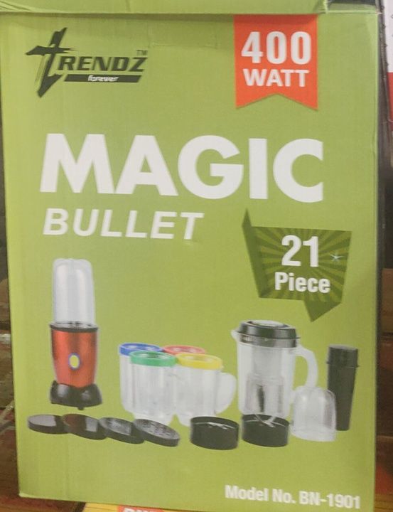 Magic bullet with 21 attachment uploaded by Parkhi IMPEX on 9/3/2020