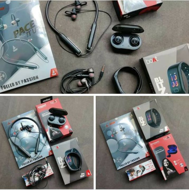 Post image I want 1 Combo of Combo

*BOAT HIGH AIRDROPS 441
*BOAT  GEAR  SMART-BAND
*BOAT ROCKERZ NECKBAND
*BOAT WIRED EARPHONES
.
Chat with me only if you offer COD.
Below is the sample image of what I want.