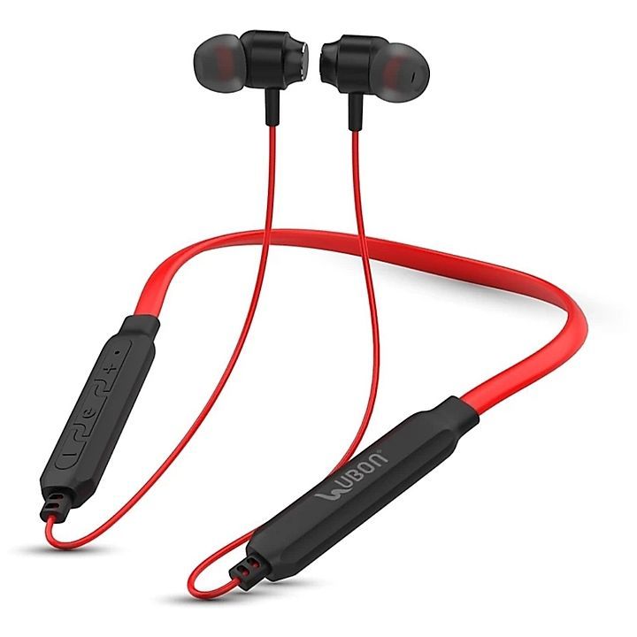 Ubon CL-20FB Wireless Neckband | Built-in 6hrs Bluetooth Headset (Red,True Wireless) uploaded by business on 9/3/2020