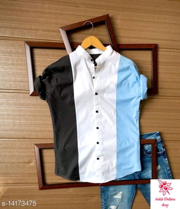 Post image Price 470  Catalog Name:*Stylish Fashionable Men Shirts*Fabric: CottonSleeve Length: Short SleevesPattern: SolidMultipack: 1Sizes:M (Chest Size: 38 in, Length Size: 29 in) L, XLEasy Returns Available In Case Of Any Issue*Proof of Safe Delivery! Click to know on Safety Standards of Delivery Partners-