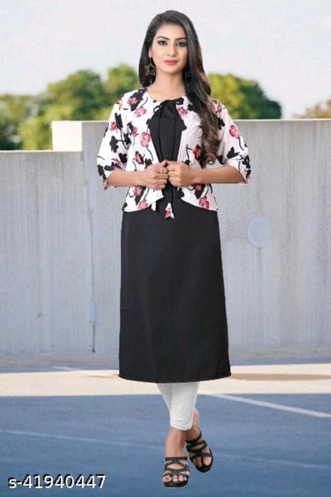 Post image Catalog Name:*Charvi Refined Kurtis*Fabric: Cotton BlendSleeve Length: Short Sleeves,Three-Quarter SleevesPattern: SolidCombo of: SingleSizes:S (Bust Size: 36 in, Size Length: 45 in) M, L, XL, XXL