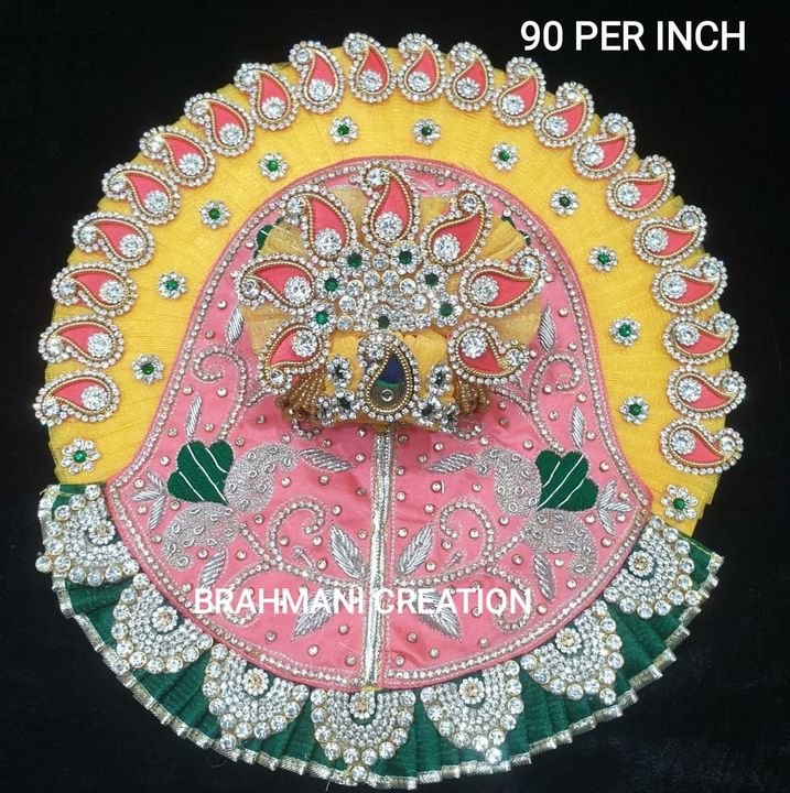 Designer poshak- Rs. 90 per inch uploaded by Shikha Nathany on 8/29/2021