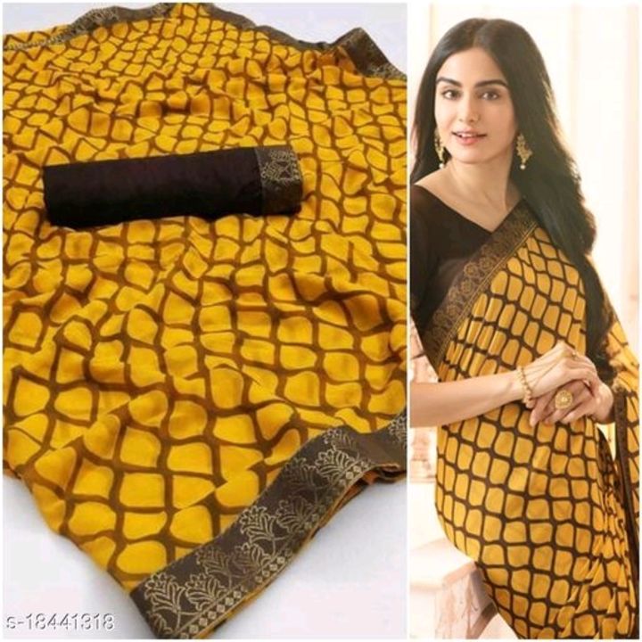 Trendy new gadgets sarees uploaded by business on 8/29/2021