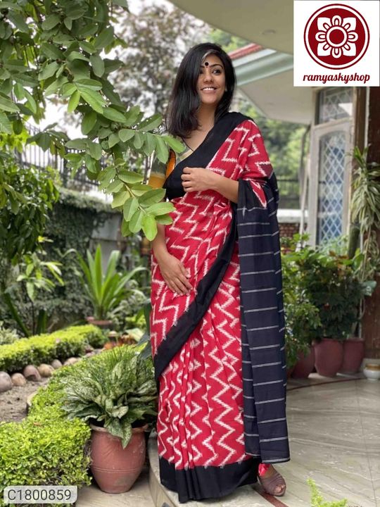 Cotton linen saree uploaded by business on 8/29/2021