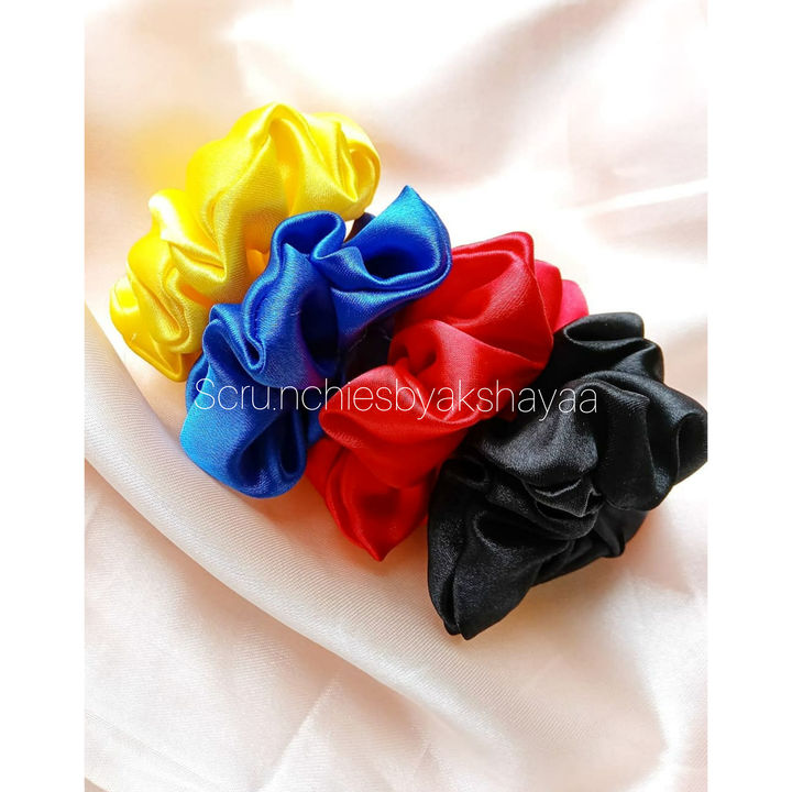 Product image with price: Rs. 50, ID: satin-scrunchies-80d94d67