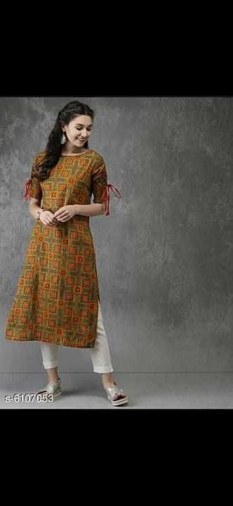 👗👗👗👗👗👗👗👗

🥁Fabric-Reyon 
🥁Kurti with pent 
🥁Size - m to xxl
🥁Price - 599 fs
Nv uploaded by business on 9/3/2020