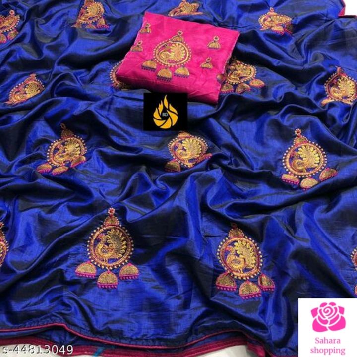 Embroidery Silk saree uploaded by Sahara online shopping on 8/30/2021